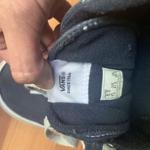 Navy Blue Old Skool Van Size 8.5